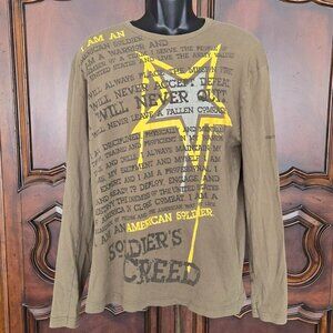 I AM AN AMERICAN ARMY LONG SLEEVE T-SHIRT MEN'S SIZE XXL